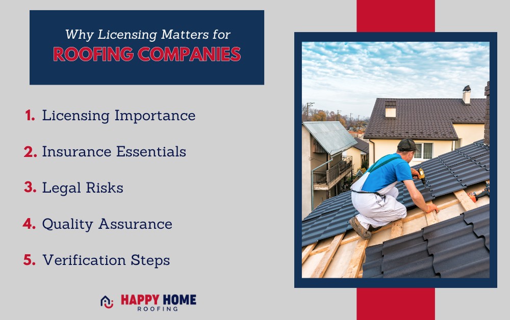 Why Licensing Matters for Roofing Companies